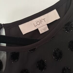 Loft women’s size L dressy blouse